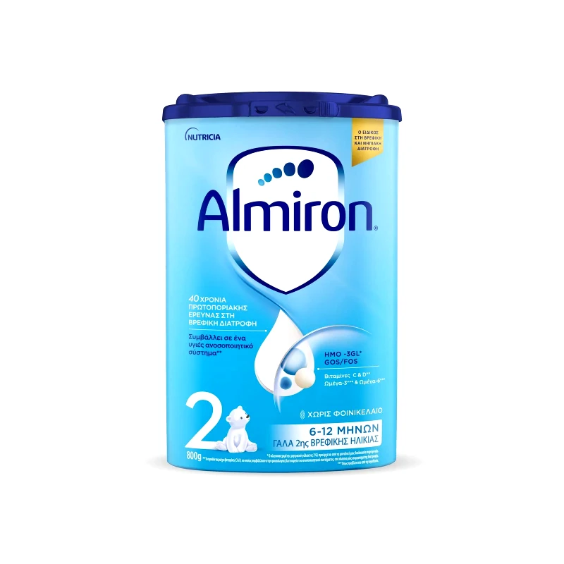 ALMIRON Γάλα Βρεφικό Σκόνη Easypack Νο2 6-12 Μηνών 800gr