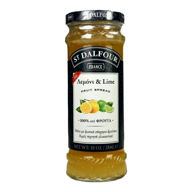 ST.DALFOUR Μαρμελάδα Λεμόνι και Λάιμ 284g