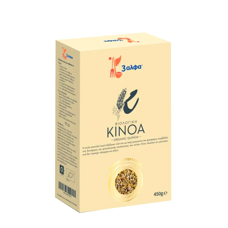 3Α Κινόα Λευκή Βιολογική 450g