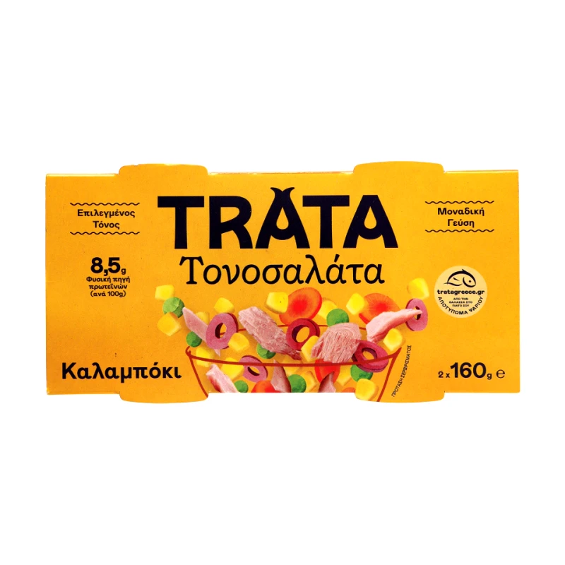 ΤΡΑΤΑ Τονοσαλάτα με Καλαμπόκι 2 X 160 gr