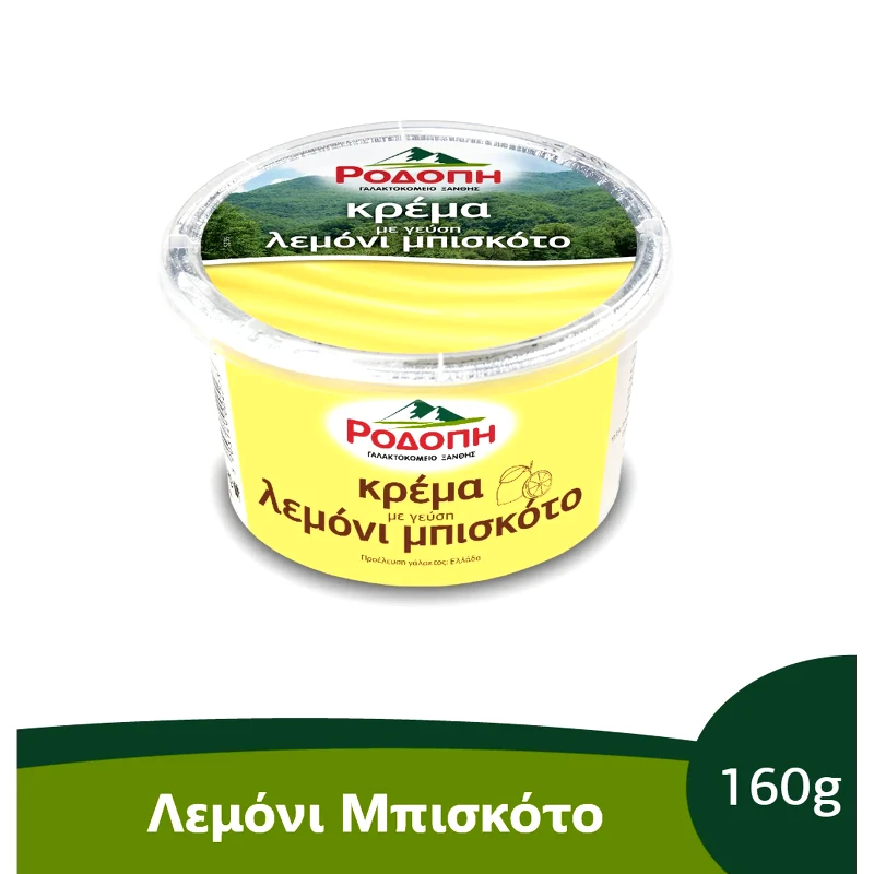 ΡΟΔΟΠΗ Κρέμα Λεμόνι Μπισκότο 160g