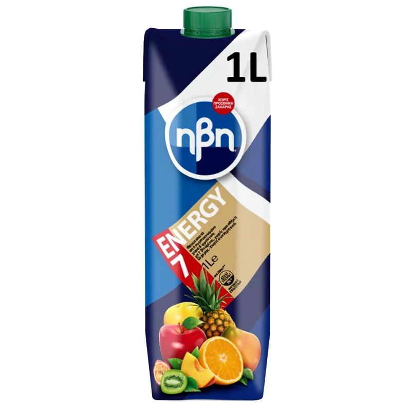 HBH Χυμός Φυσικός Energy 7 Βιταμίνες 1lt
