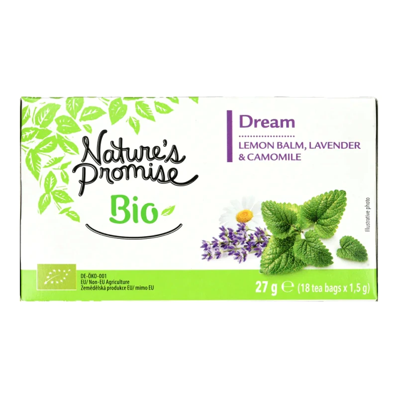 NATURES PROMISE BIO Αφέψημα Bio με Μελισσόχορτο Λεβάντα και Χαμομήλι 27g