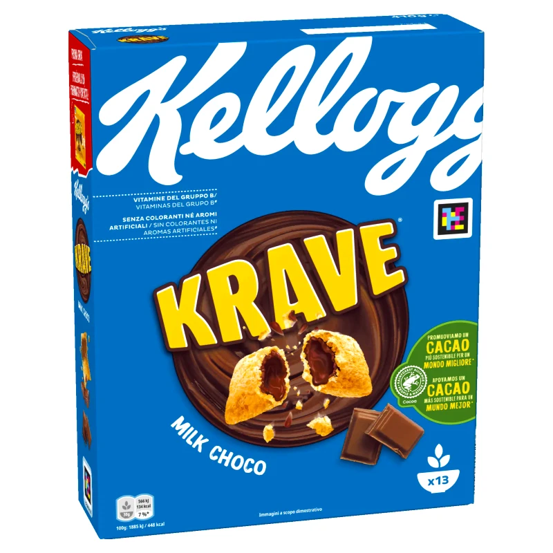 KELLOGGS Δημητριακά Krave Σοκολάτα Γάλακτος 410g