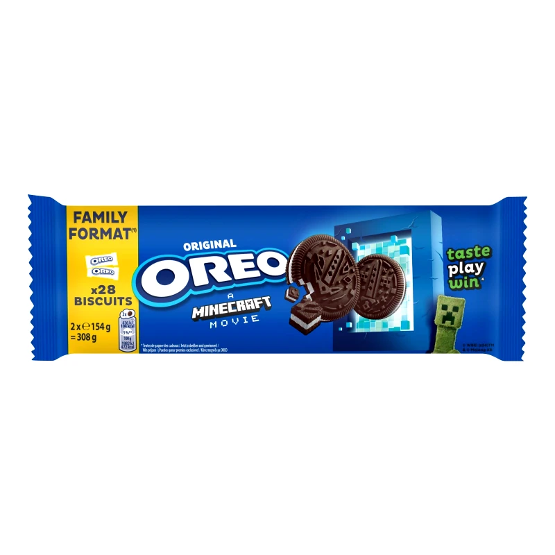 OREO Μπισκότα Γεμιστά Βανίλια MINECRAFT Συλλεκτική Συσκευασία