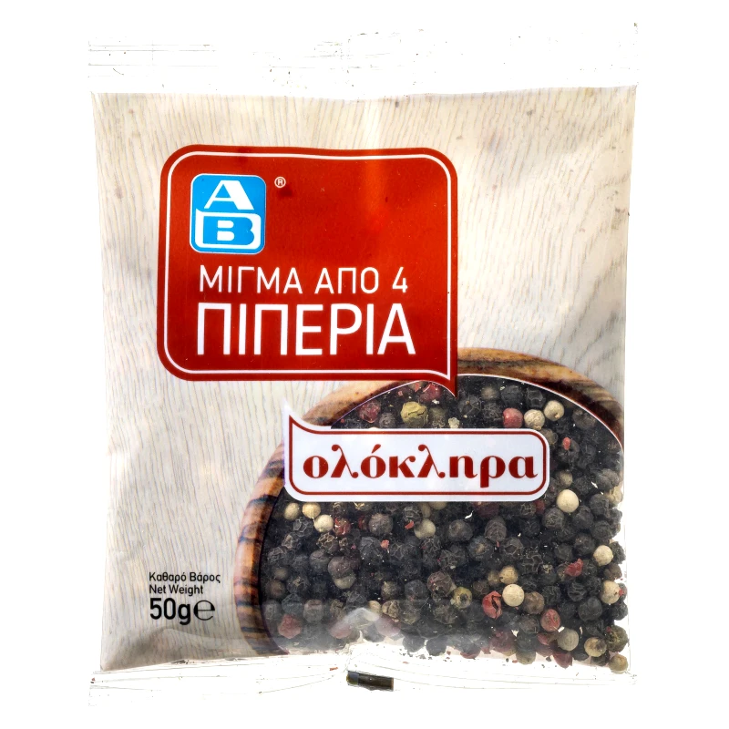 ΑΒ Μείγμα 4 Πιπέρια Ολόκληρα 50g