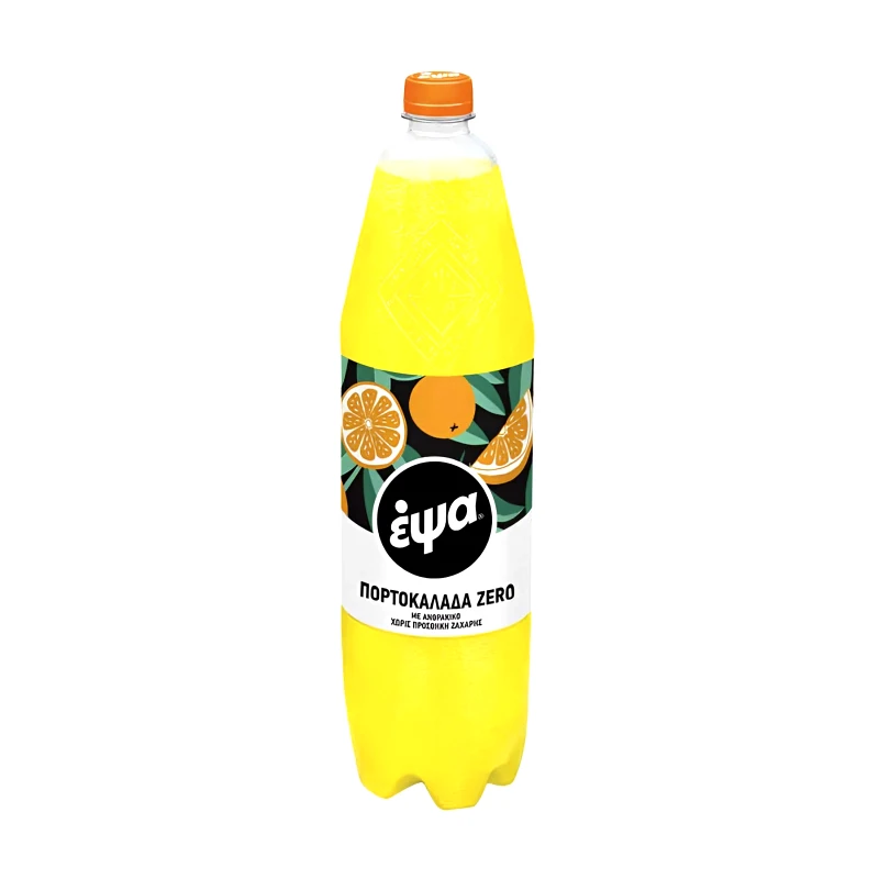 ΕΨΑ Πορτοκαλάδα Zero με Ανθρακικό 1.5lt
