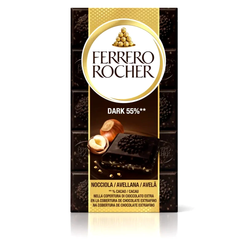 FERRERO Μαύρη Σοκολάτα Φουντούκι 90g