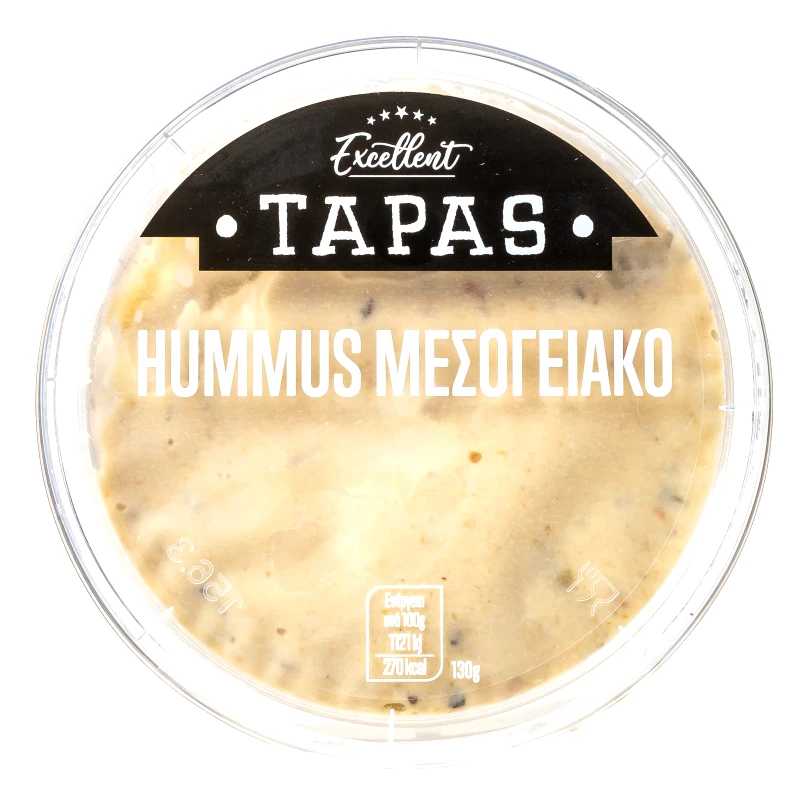 EXCELLENT TAPAS Hummus Μεσογειακό 130g