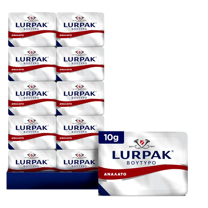 LURPAK Βούτυρο Ανάλατο Μερίδες