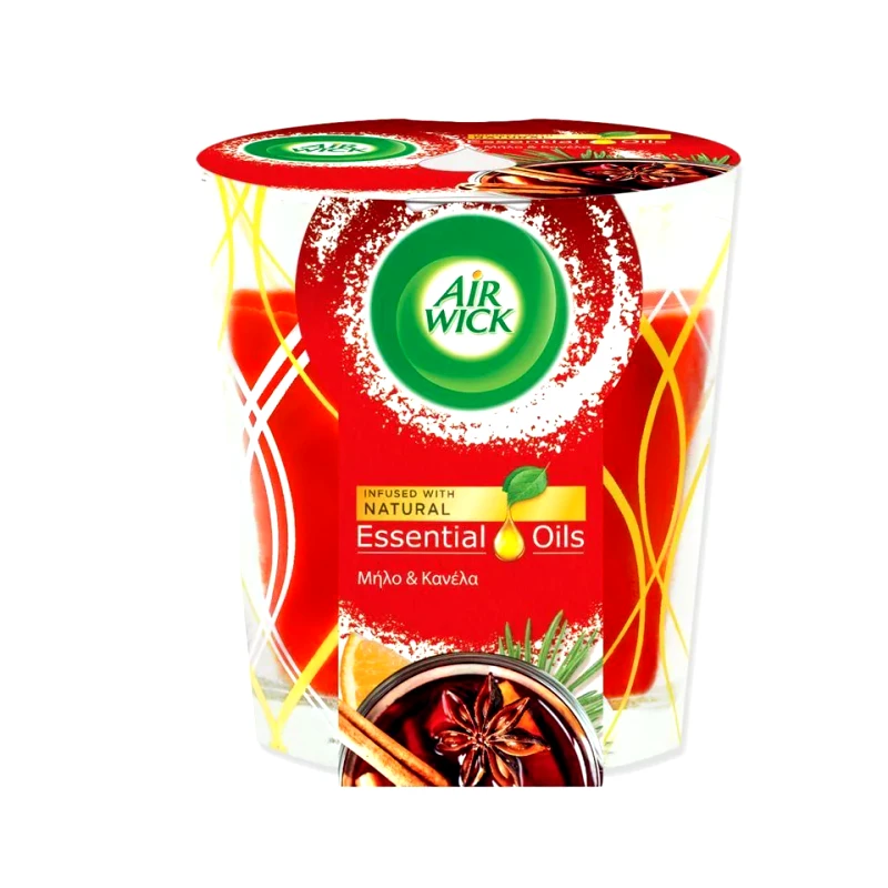 AIRWICK Αρωματικό Κερί Μήλο & Κανέλα 105g