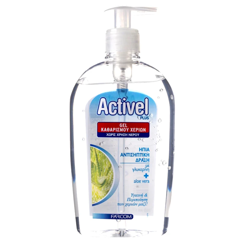 ACTIVEL Gel Καθαρισμού Χεριών Αντισηπτικό 500ml