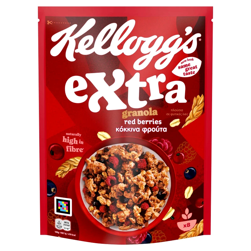 KELLOGGS Δημητριακά Extra Κόκκινα Φρούτα 400g