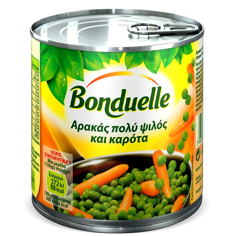 BONDUELLE Καρότα & Αρακάς Ψιλός 400 gr