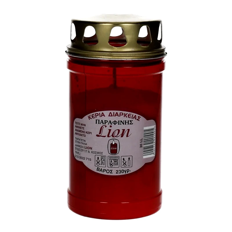 LION Κερί Διαρκείας 1 Τεμάχιο