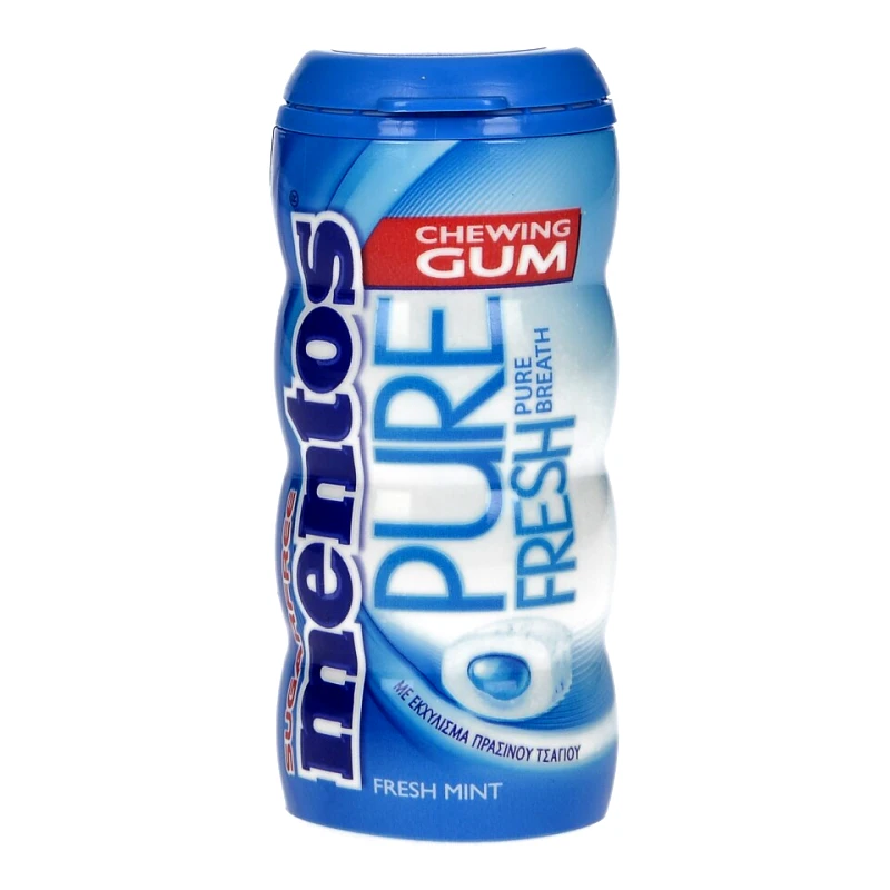 MENTOS Τσίχλες Pure Fresh Μέντα 28g