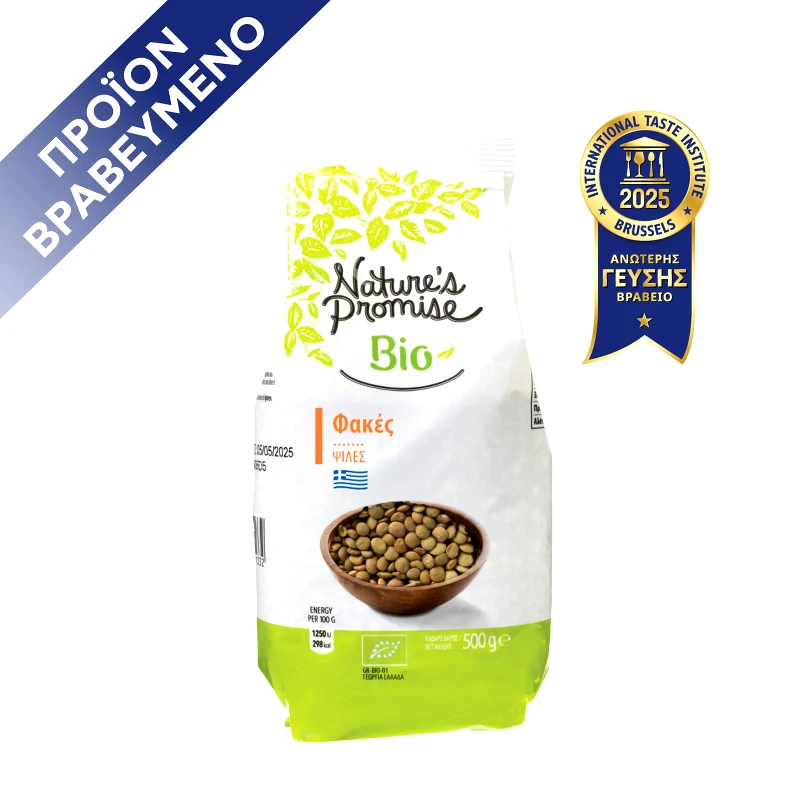 NATURES PROMISE BIO Φακές Ψιλές Bio 500g