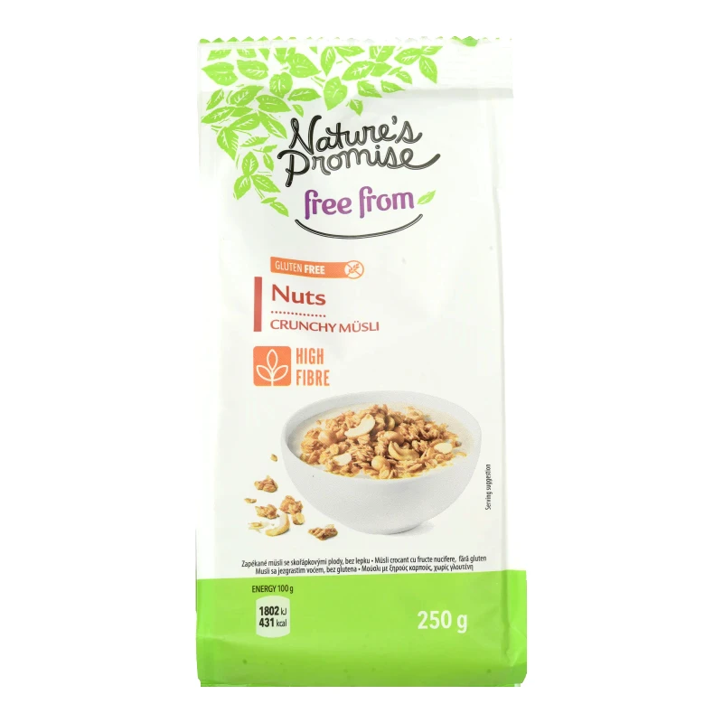 NATURES PROMISE BIO Μούσλι με Ξηρούς Καρπούς 250g