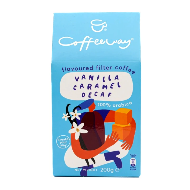 COFFEE WAY Καφές Φίλτρου Decaf Βανίλια Καραμέλα 200g