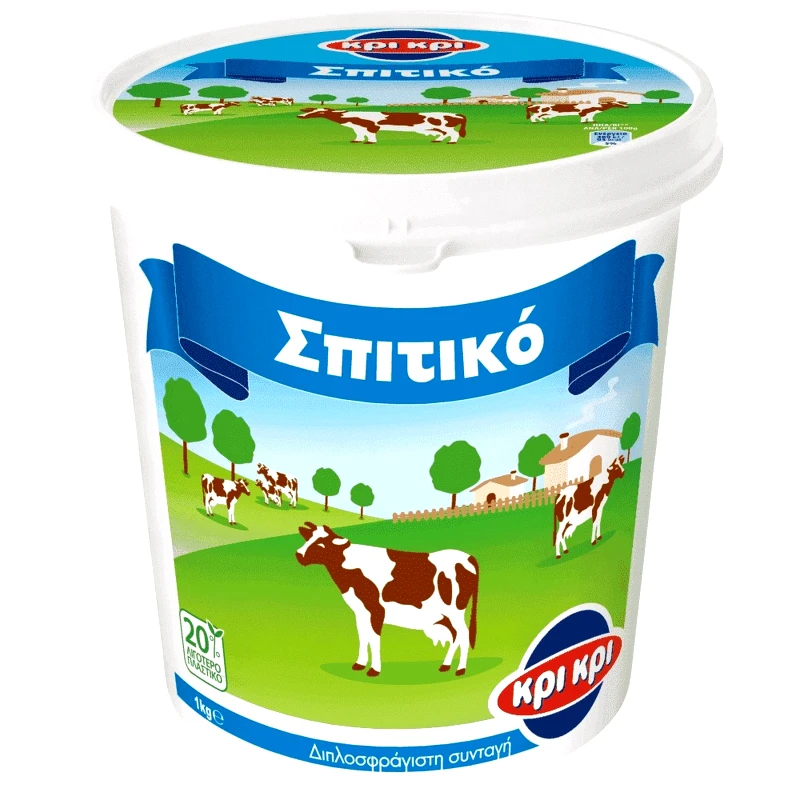 ΣΠΙΤΙΚΟ Επιδόρπιο Γιαουρτιού Σπιτικό 5% Λιπαρά 1kg