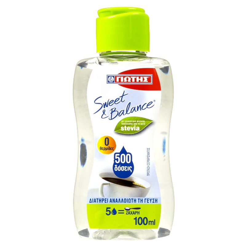SWEET & BALANCE Γλυκαντικό Υγρό Στέβια 100ml