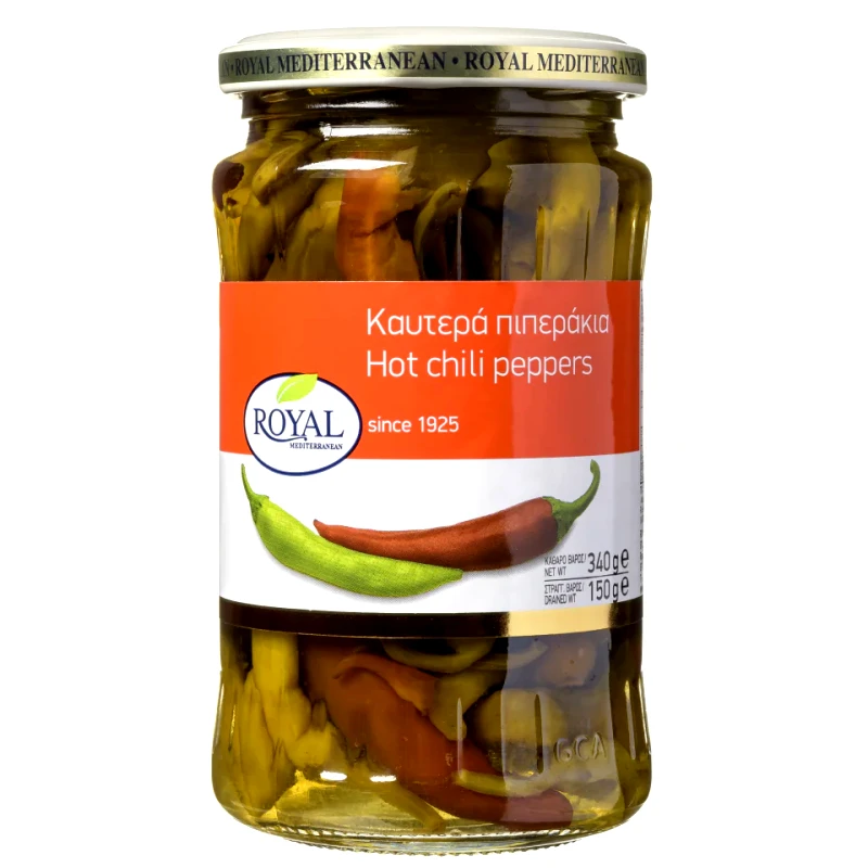 ROYAL Τουρσί Πιπεριές Καυτερές 150 gr