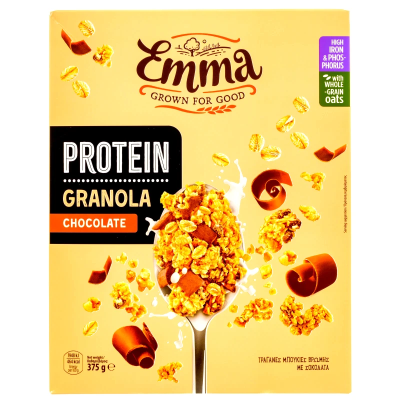 EMMA Δημητριακά Granola Protein Σοκολάτα 375g