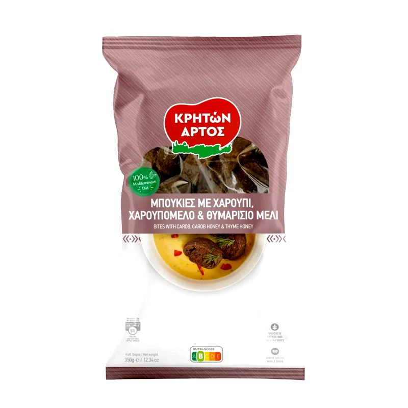 ΚΡΗΤΩΝ ΑΡΤΟΣ Παξιμάδια Μπουκιές Χαρούπι Θυμαρίσιο Μέλι 350g