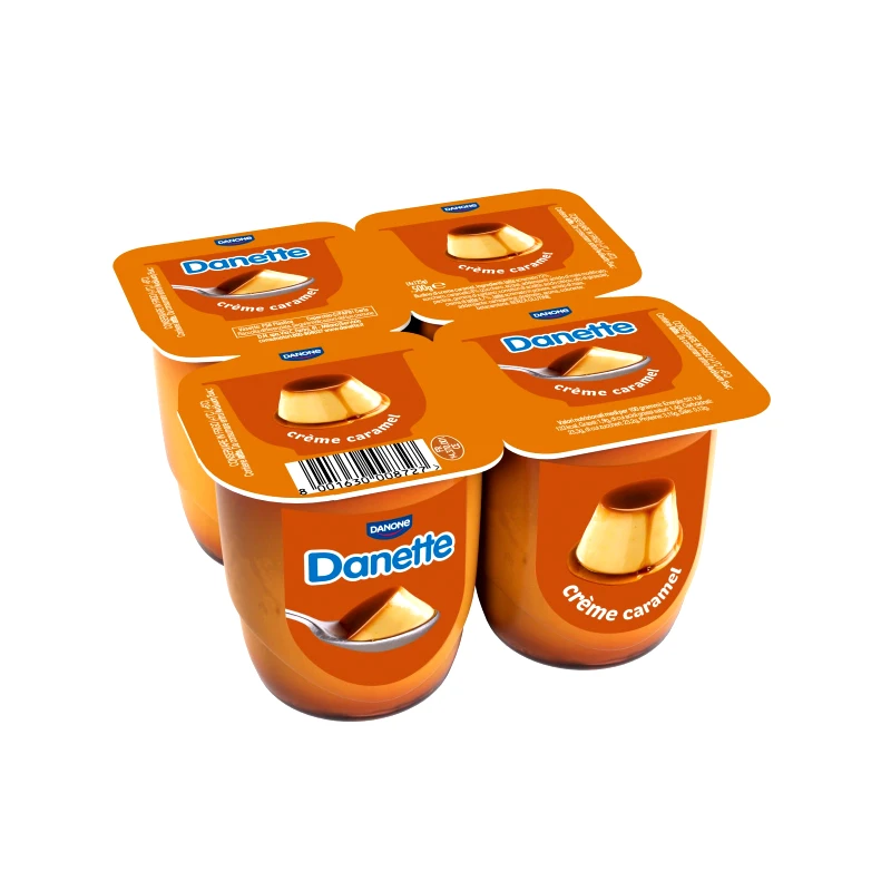 DANETTE Κρέμα Καραμελέ 4x125g