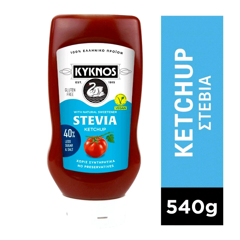 ΚΥΚΝΟΣ Κέτσαπ με Στέβια 540g