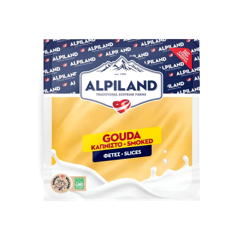 ALPILAND Τυρί Gouda Καπνιστό Φέτες 200g
