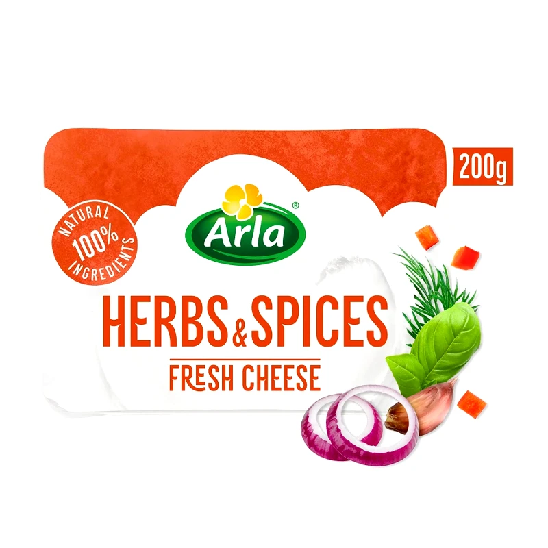 ARLA Τύρι Κρέμα Βότανα και Μπαχαρικά 200g