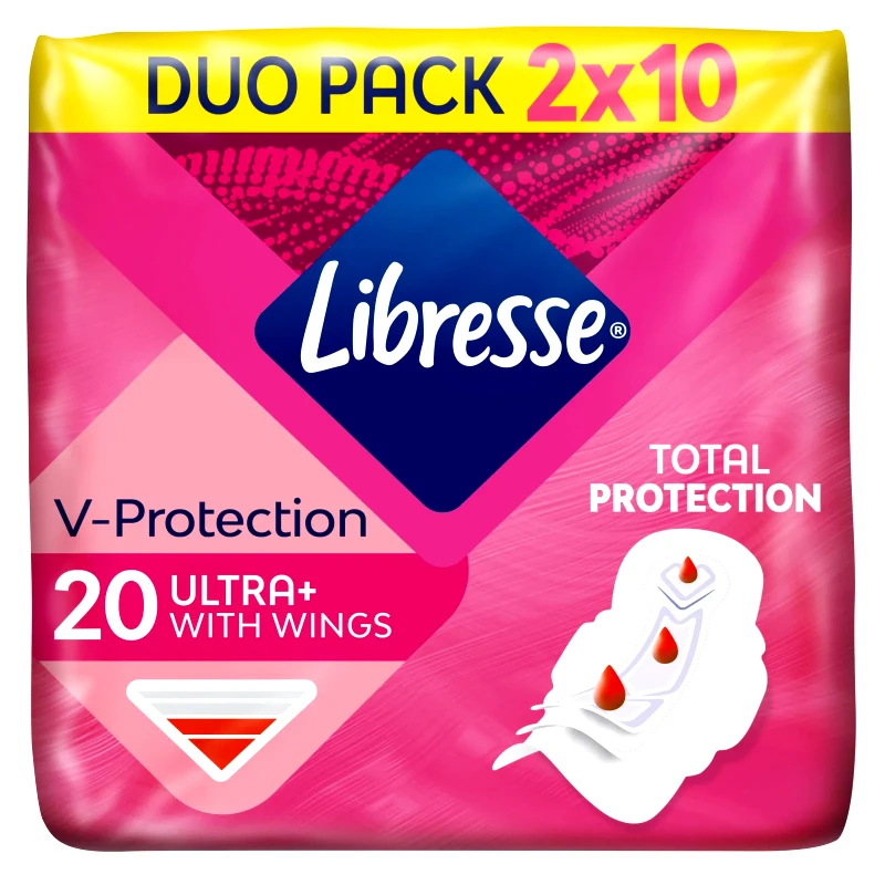 LIBRESSE Σερβιέτες Ultra Normal Wings 20 Τεμάχια