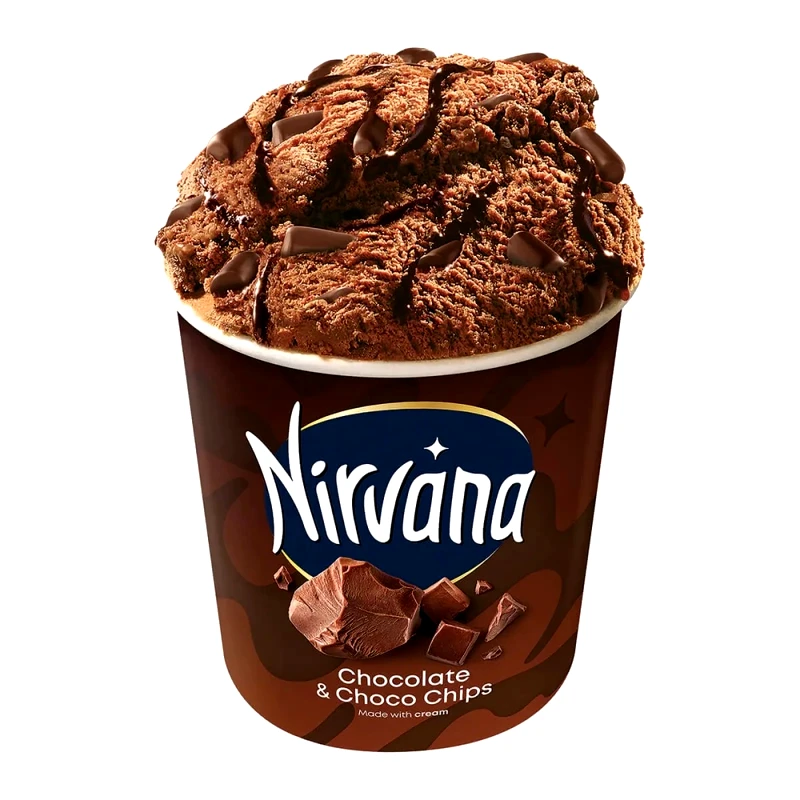 NIRVANA Παγωτό Choco Chips Loaded 578g