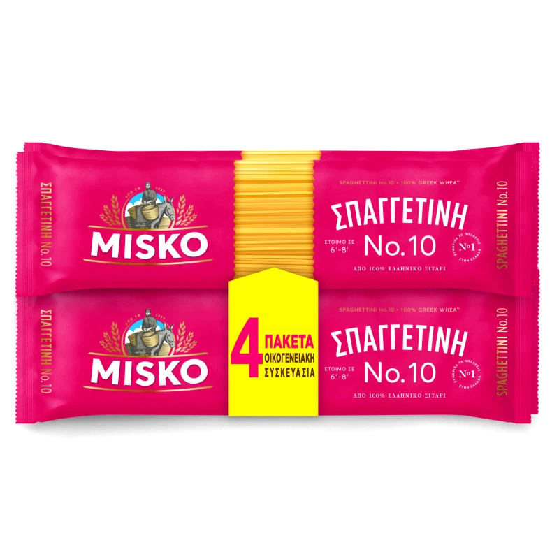 MISKO Σπαγγετίνι Νο10 4x500g