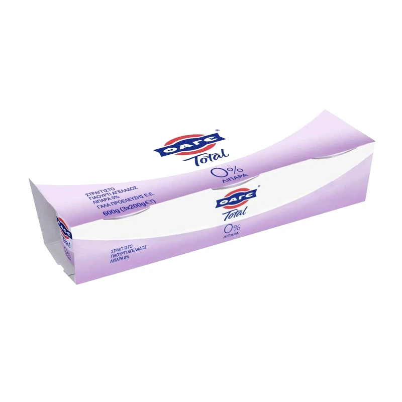 TOTAL Γιαούρτι Στραγγιστό 0% Λιπαρά 3x200g