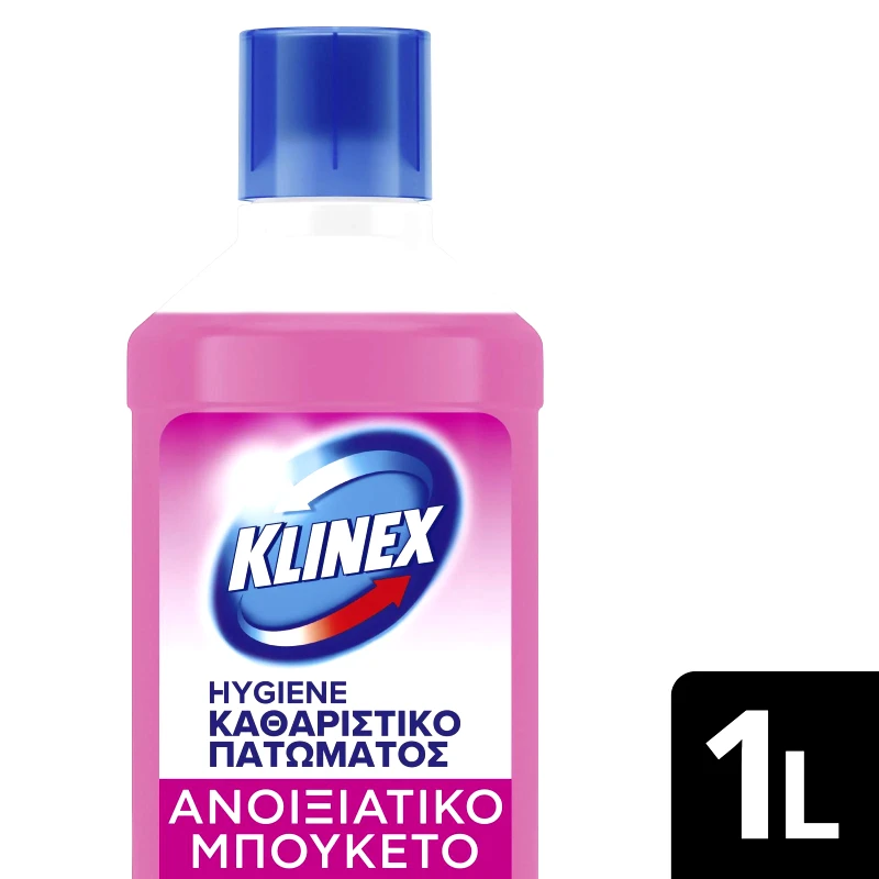 KLINEX Καθαριστικό Πατώματος Hygiene Ανοιξιάτικο Μπουκέτο 1lt