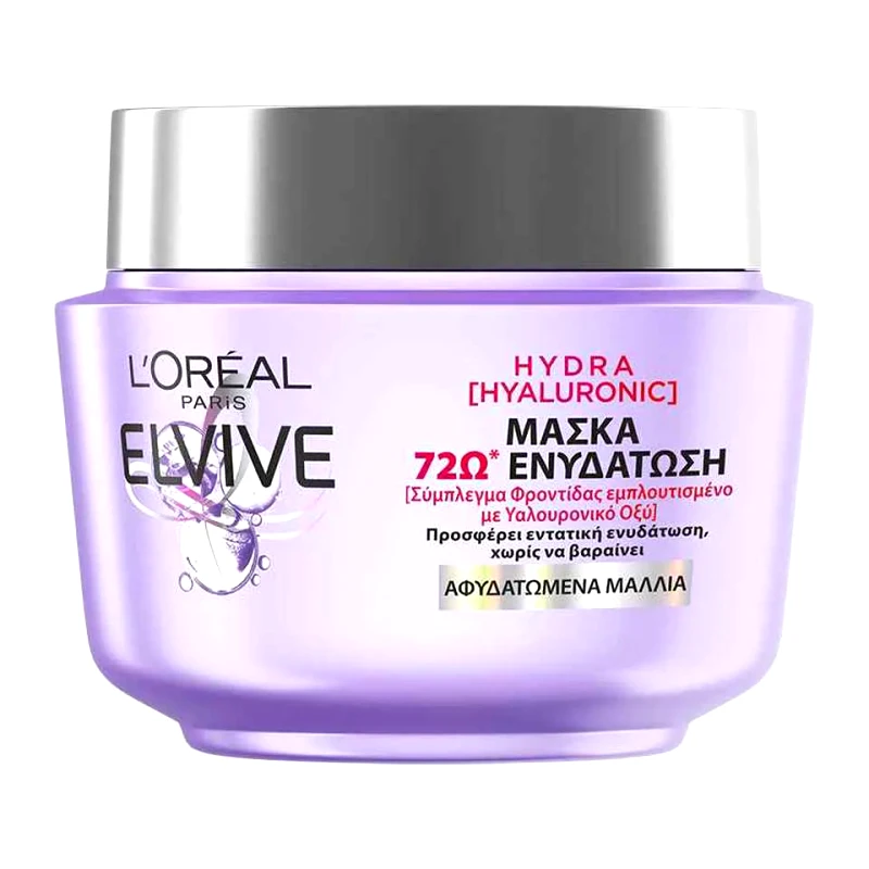 ELVIVE Μάσκα Μαλλιών Ενυδάτωσης Hydra Hyaluronic 300ml