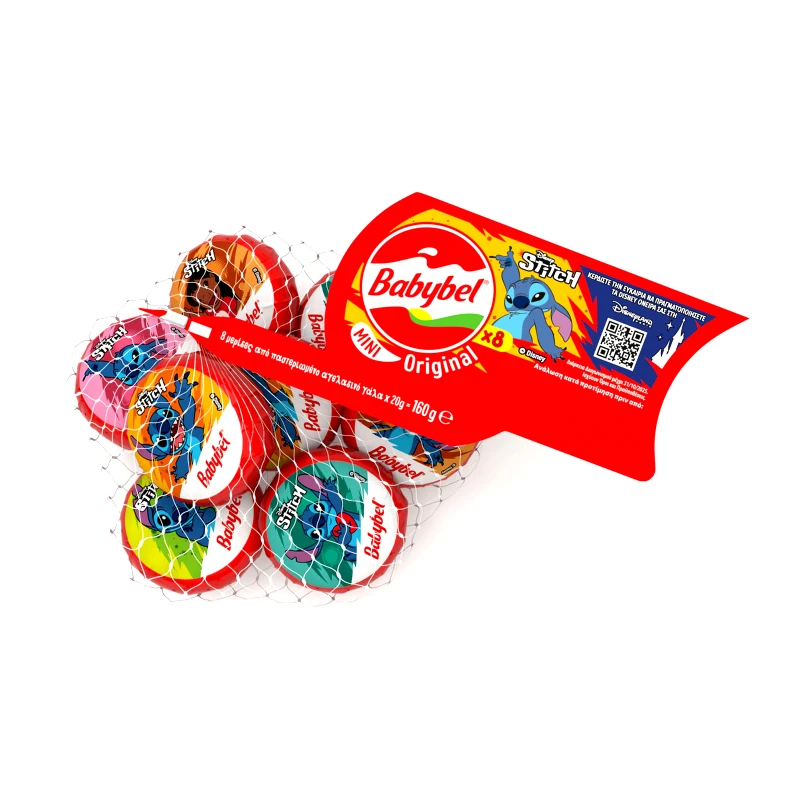 BABYBEL Μαλακό Τυρί Mini Babybel Original 8x20g
