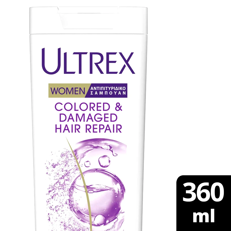 ULTREX Σαμπουάν Βαμμένα Μαλλιά 360ml