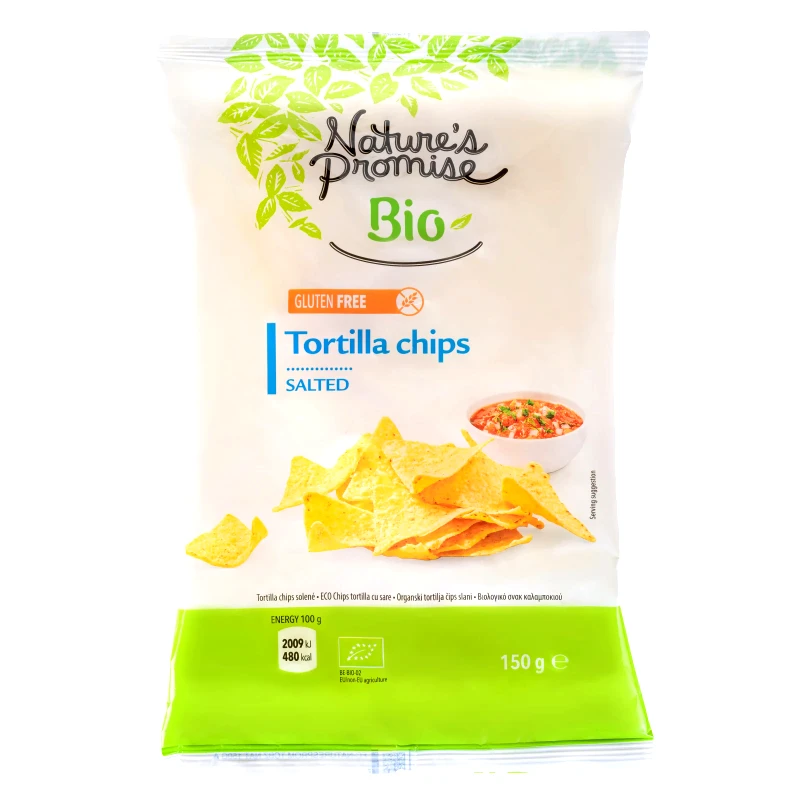 NATURES PROMISE BIO Τσιπς Τορτίγια Bio Αλάτι 150g