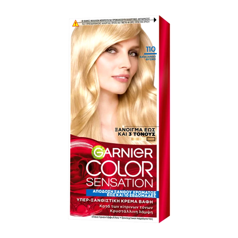 COLOR SENSATION Βαφή Μαλλιών 110 Κατάξανθο Φυσικό 1 Τεμάχιο