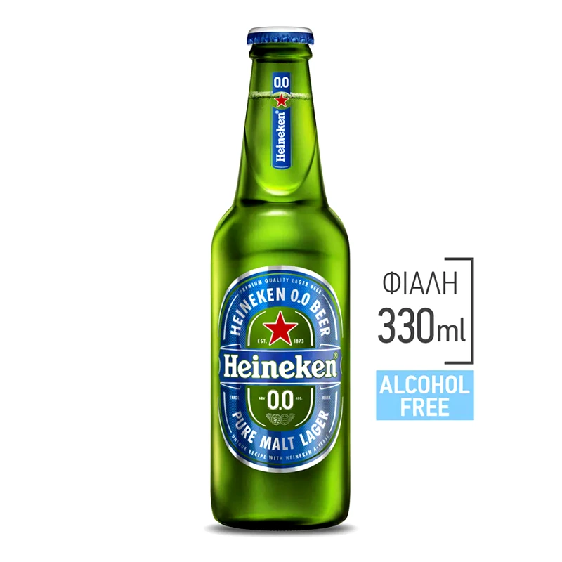 HEINEKEN Μπύρα Χωρίς Αλκοόλ Φιάλη 330ml