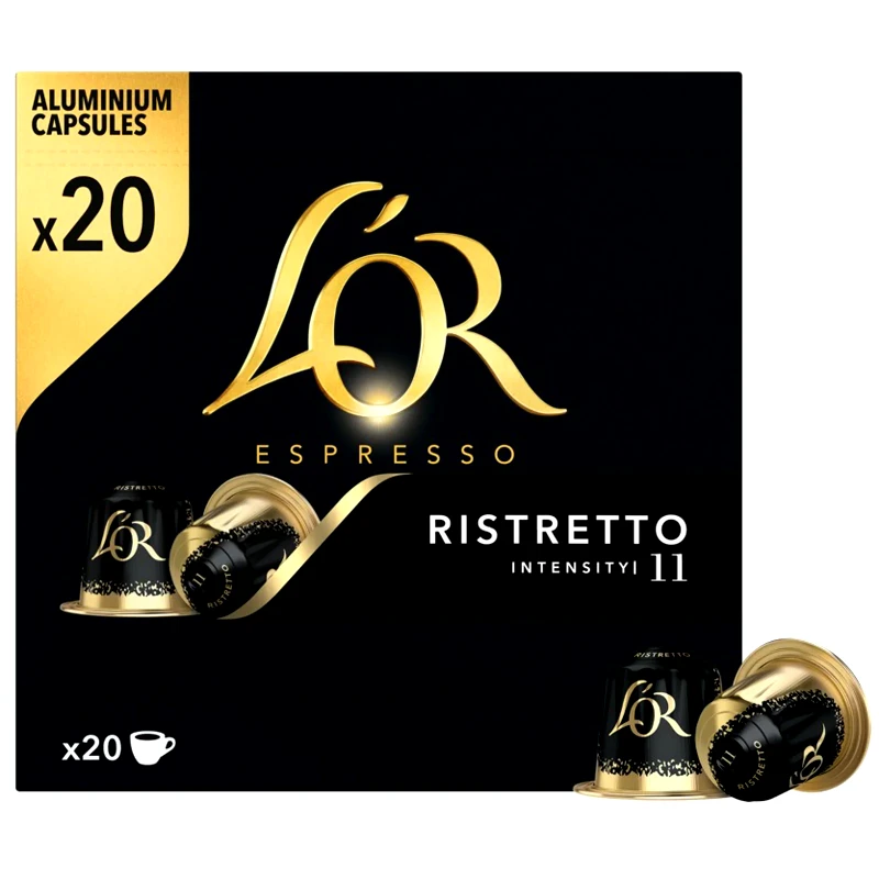 LOR Κάψουλες Καφέ Espresso Ristretto 20x5.2g