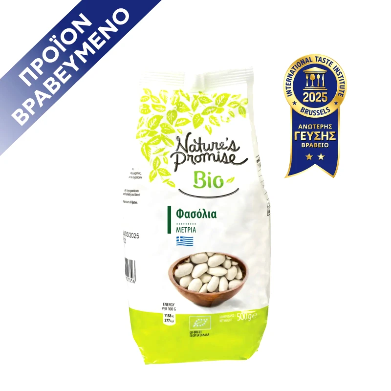 NATURES PROMISE BIO Φασόλια Μέτρια Bio 500g