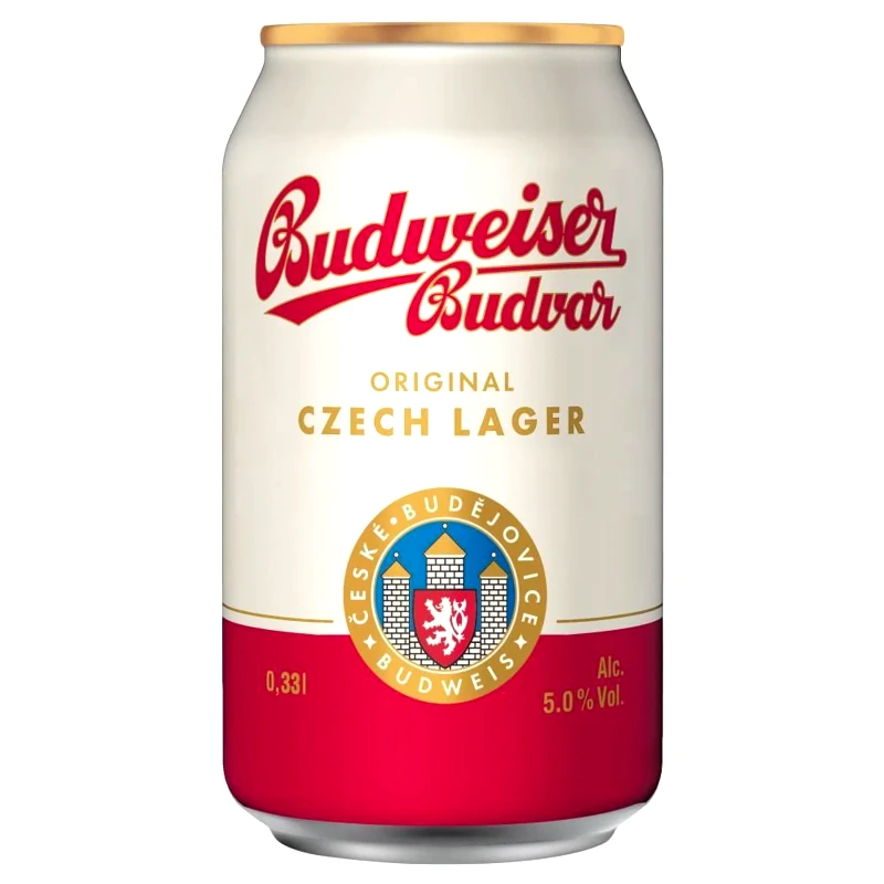 BUDWEISER Μπύρα Budweiser Budvar Κουτί 330ml