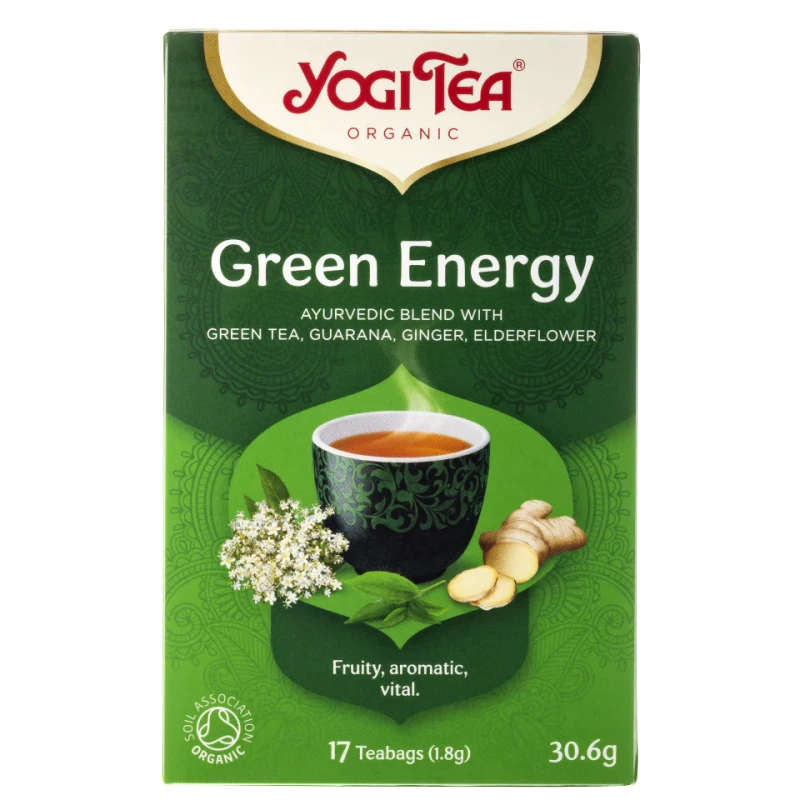 YOGI TEA Τσάι Πράσινο Βιολογικό Energy 17x1.8g