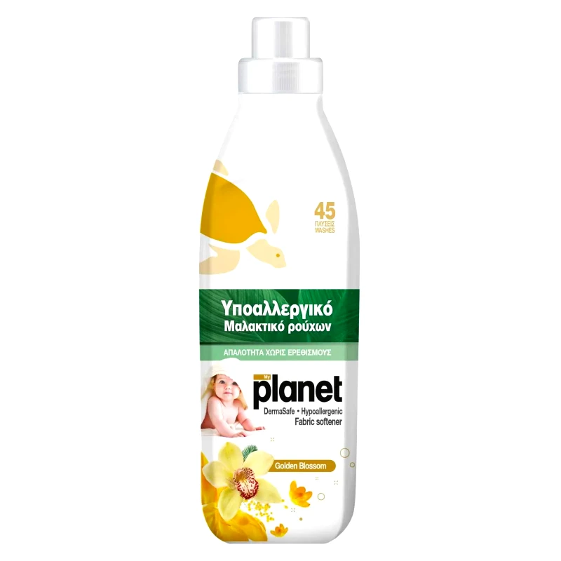 PLANET Συμπυκνωμένο Μαλακτικό Υποαλλεργικό Golden Blossom 45 Μεζούρες