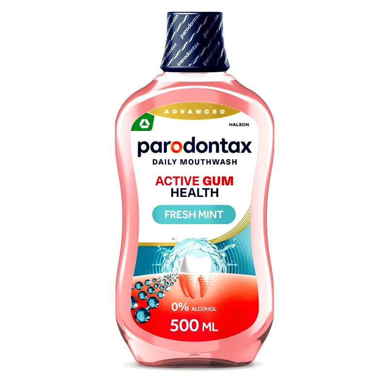PARODONTAX Στοματικό Διάλυμα Active Gum Health Fresh Mint 500ml