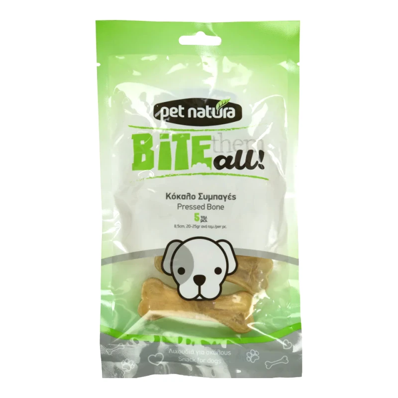 PET NATURA Σνακ Σκύλων Κόκκαλο Συμπαγές 5 Τεμάχια
